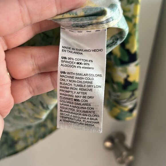 Chico’s No Iron Stretch Floral 3/4 Sleeve Tunic Size 16 - Picture 5 of 7